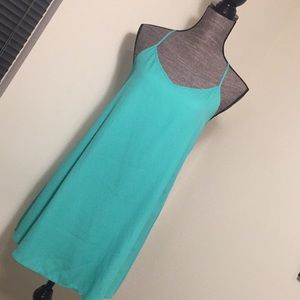Forever 21 Flowy Teal Summer Dress Small